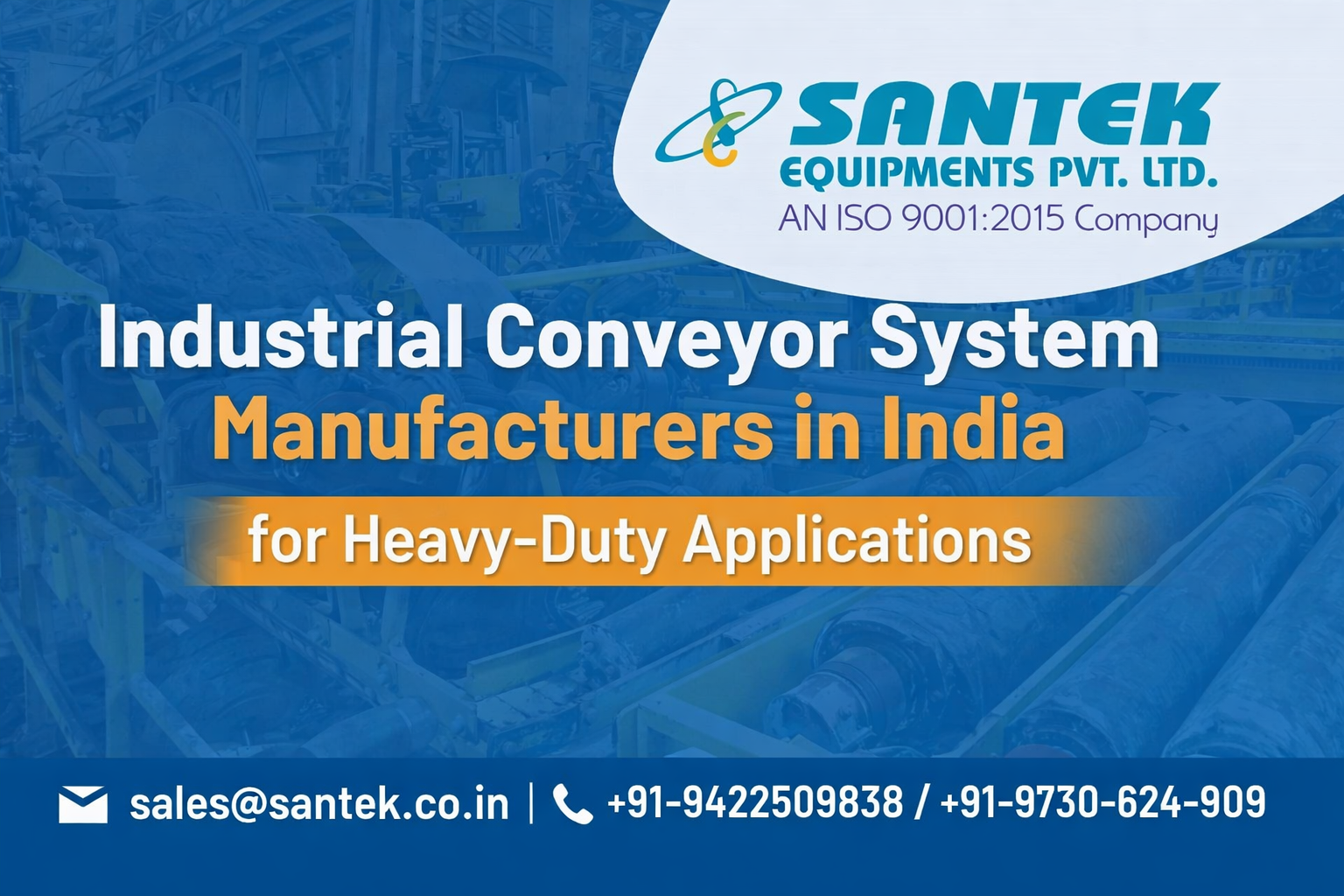 Industrial Conveyor System Manufacturers in India for Heavy-Duty Applications