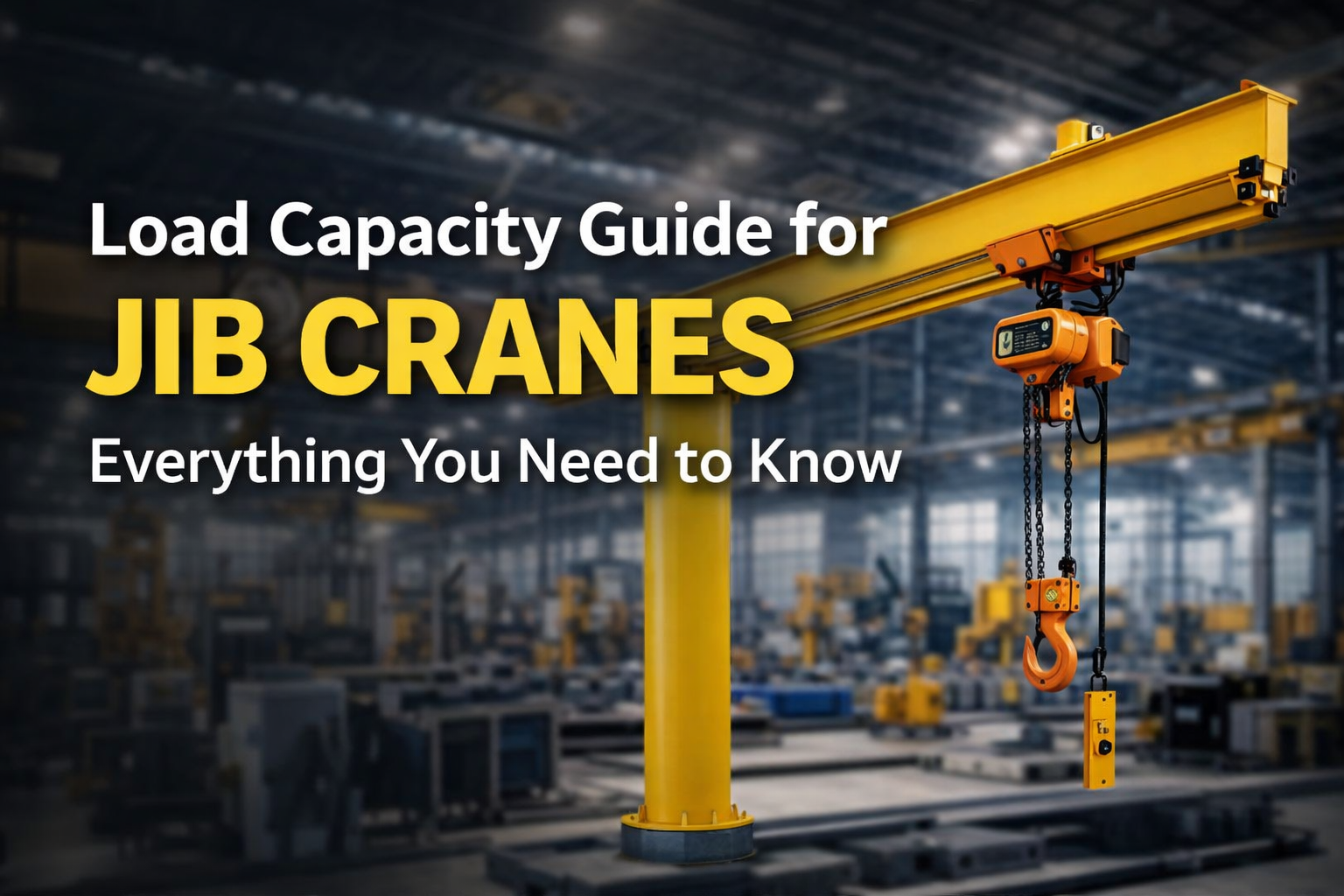Load Capacity Guide for Jib Cranes: Everything You Need to Know