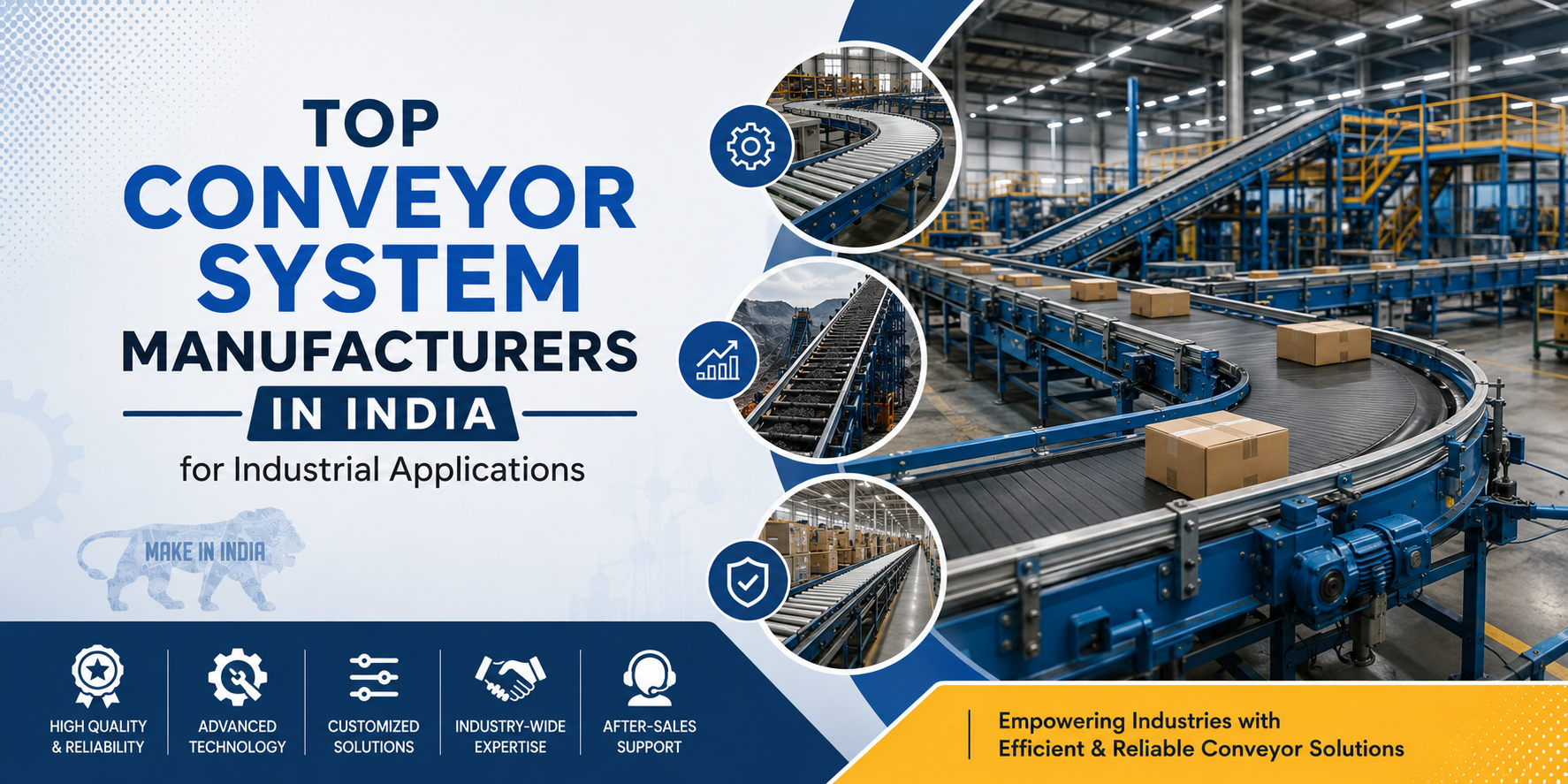 Top Conveyor System Manufacturers in India for Industrial Applications